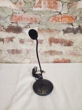 JOUNIVO USB Microphone Desktop Stand Gooseneck Black PC Gaming Streaming